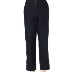 NEW WITH TAGS! MACYS CHARTER CLUB BLACK HIGH RISE JEANS SIZE 10P